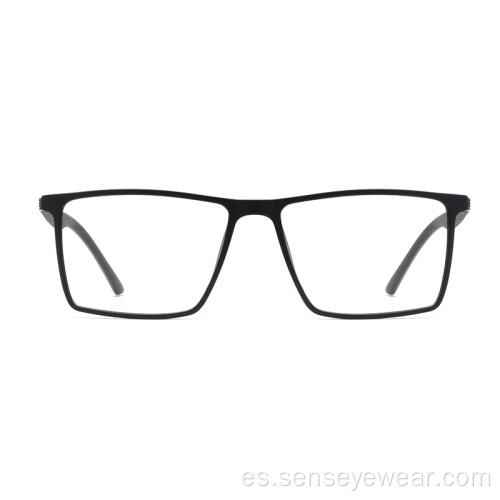 Diseño de moda cuadrado Vintage TR90 Marco de anteojos ópticos